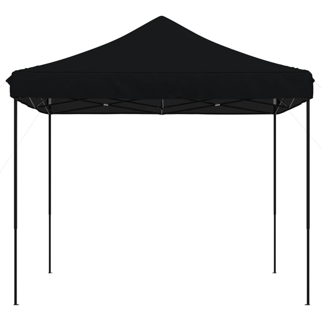 Skládací party stan pop-up černý 292 x 292 x 315 cm
