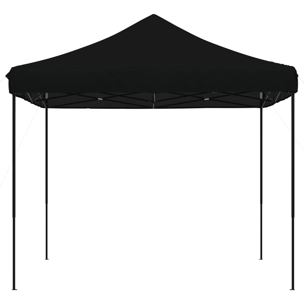 Skládací party stan pop-up černý 292 x 292 x 315 cm