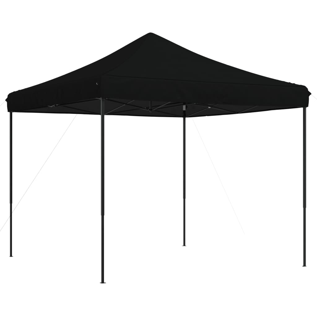 Skládací party stan pop-up černý 292 x 292 x 315 cm