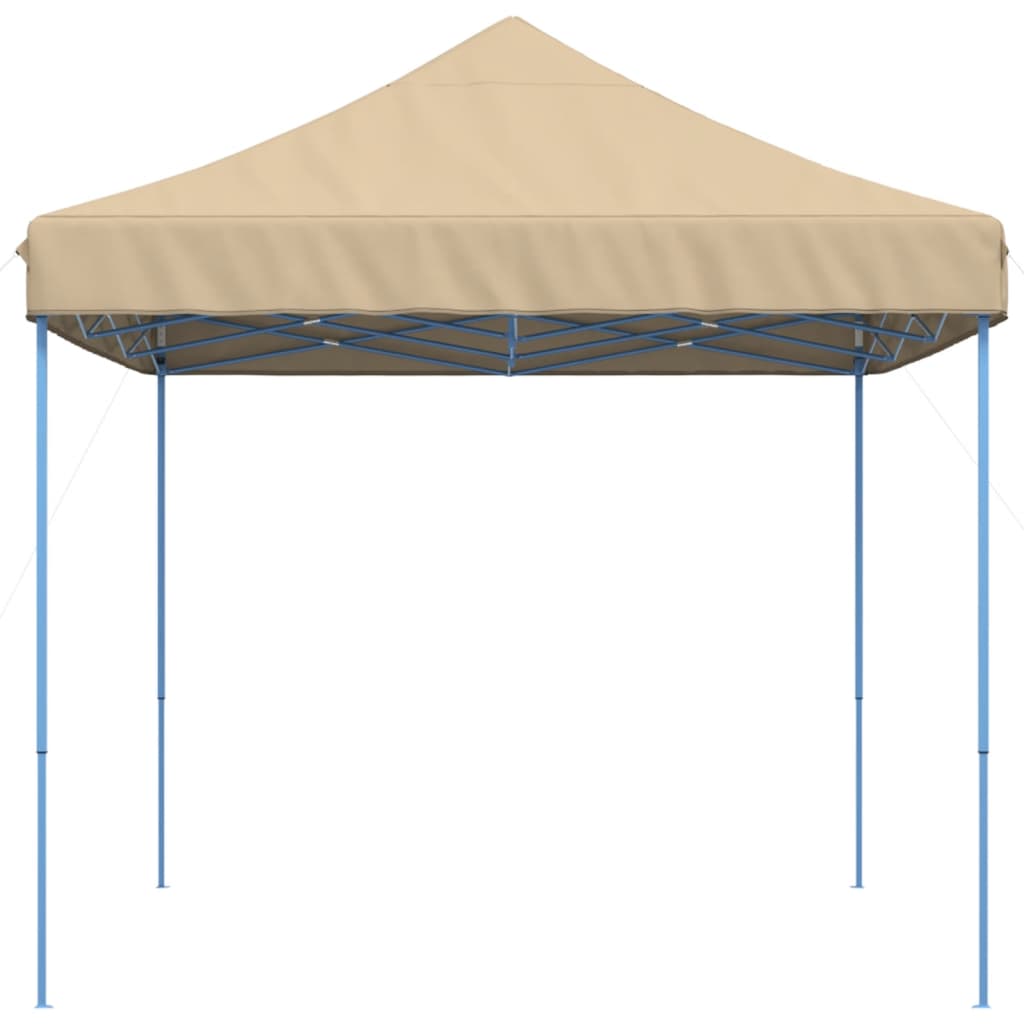 Skládací party stan pop-up béžový 440 x 292 x 315 cm