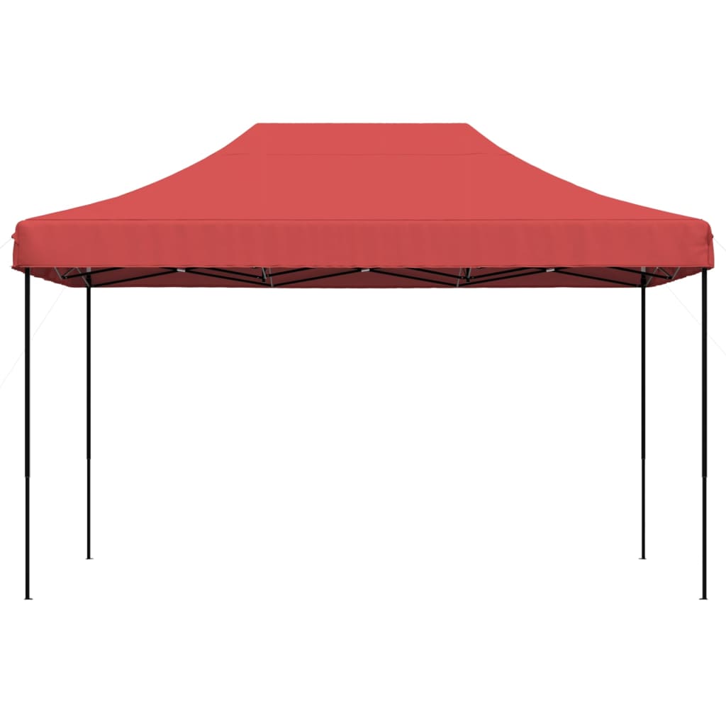 Skládací party stan pop-up vínový 440 x 292 x 315 cm