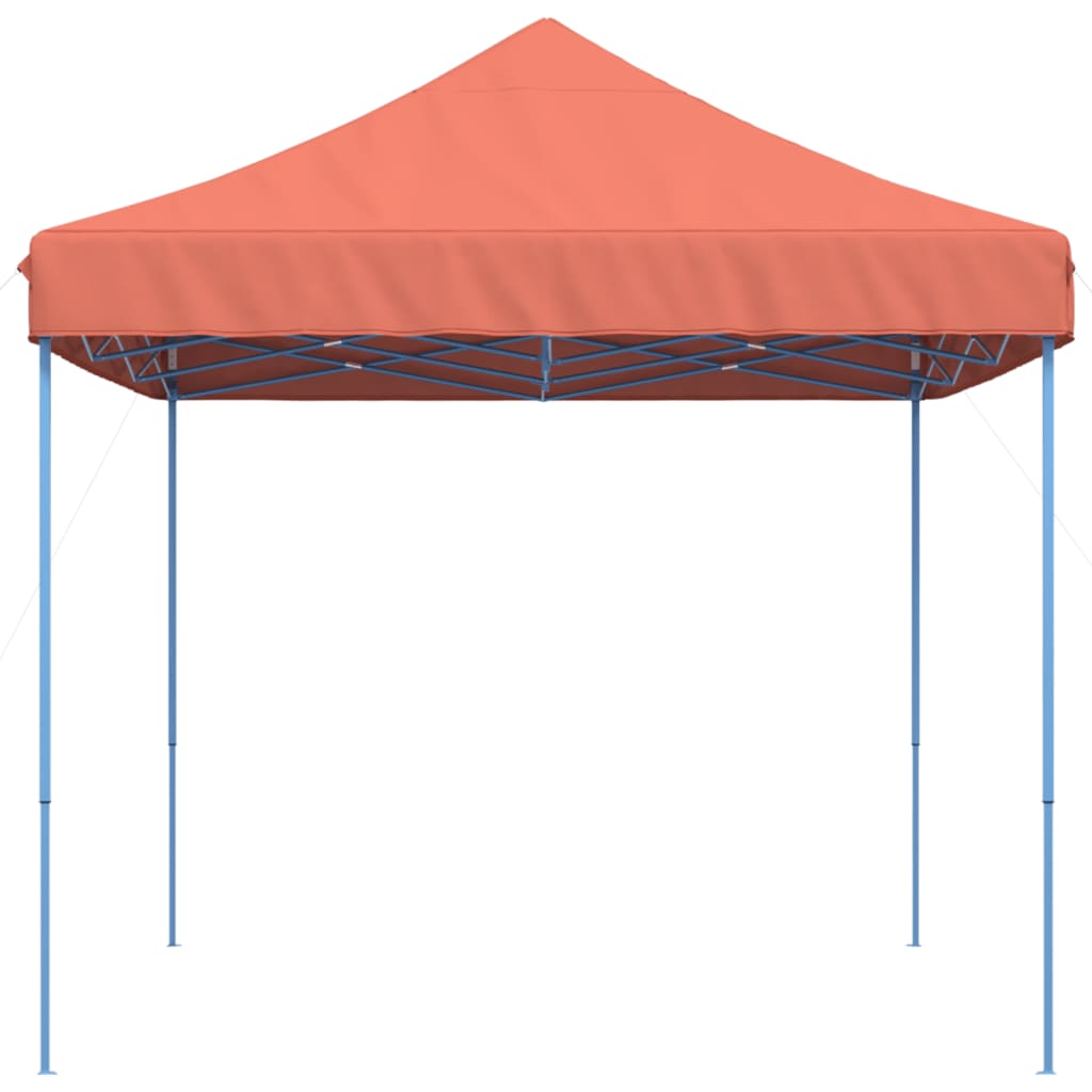 Skládací party stan pop-up terakota 440 x 292 x 315 cm