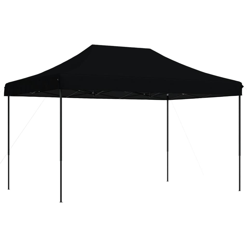 Skládací party stan pop-up černý 440 x 292 x 315 cm