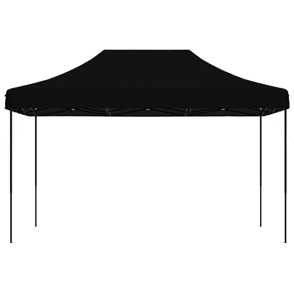Skládací party stan pop-up černý 440 x 292 x 315 cm