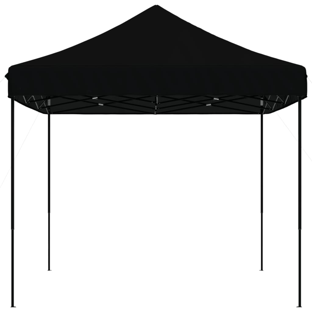 Skládací party stan pop-up černý 440 x 292 x 315 cm