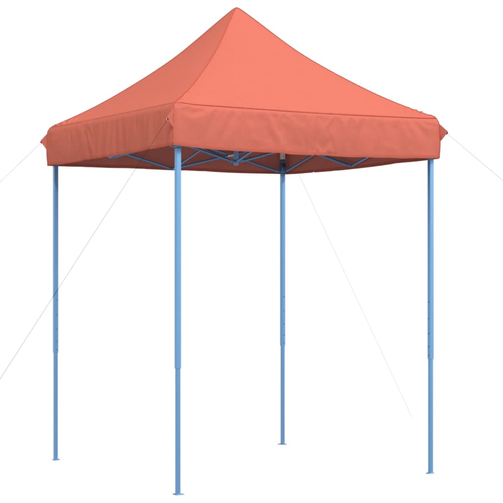 Skládací party stan pop-up terakota 200 x 200 x 306 cm
