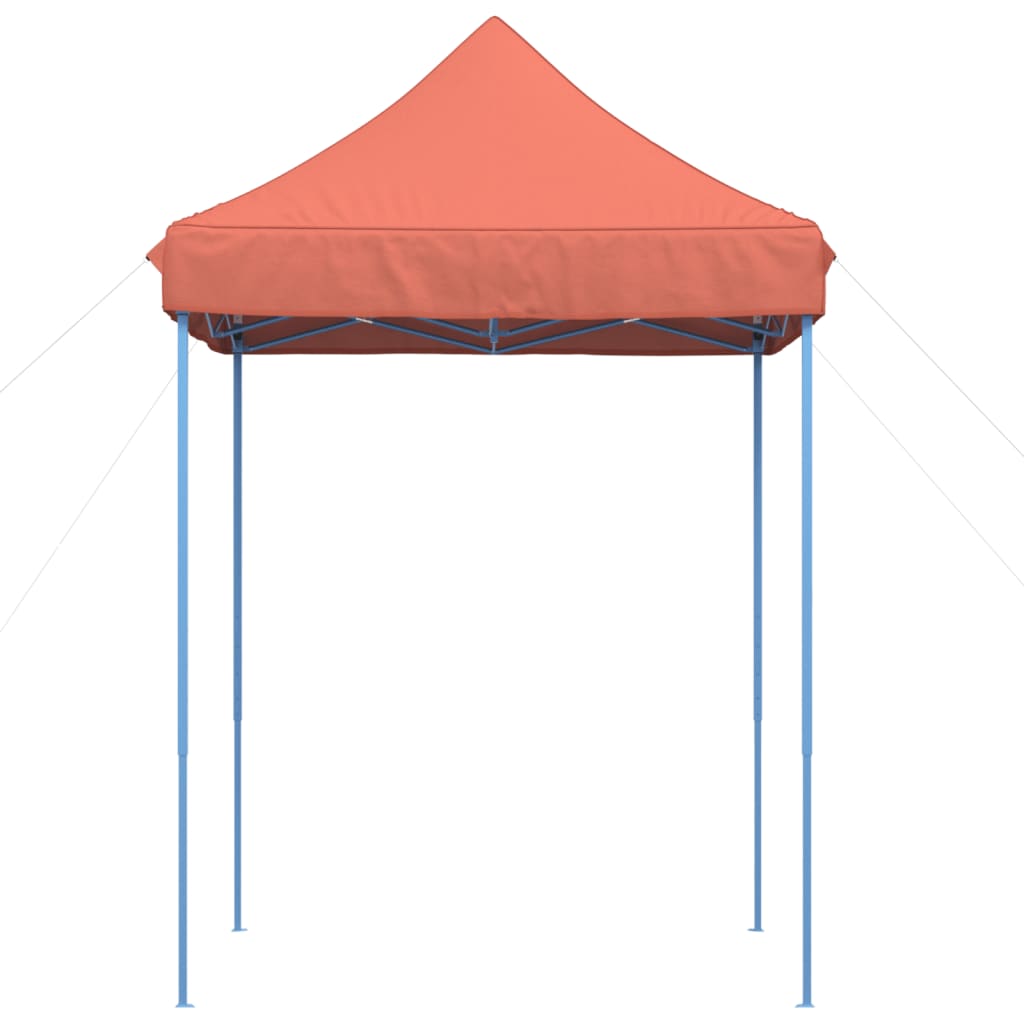 Skládací party stan pop-up terakota 200 x 200 x 306 cm