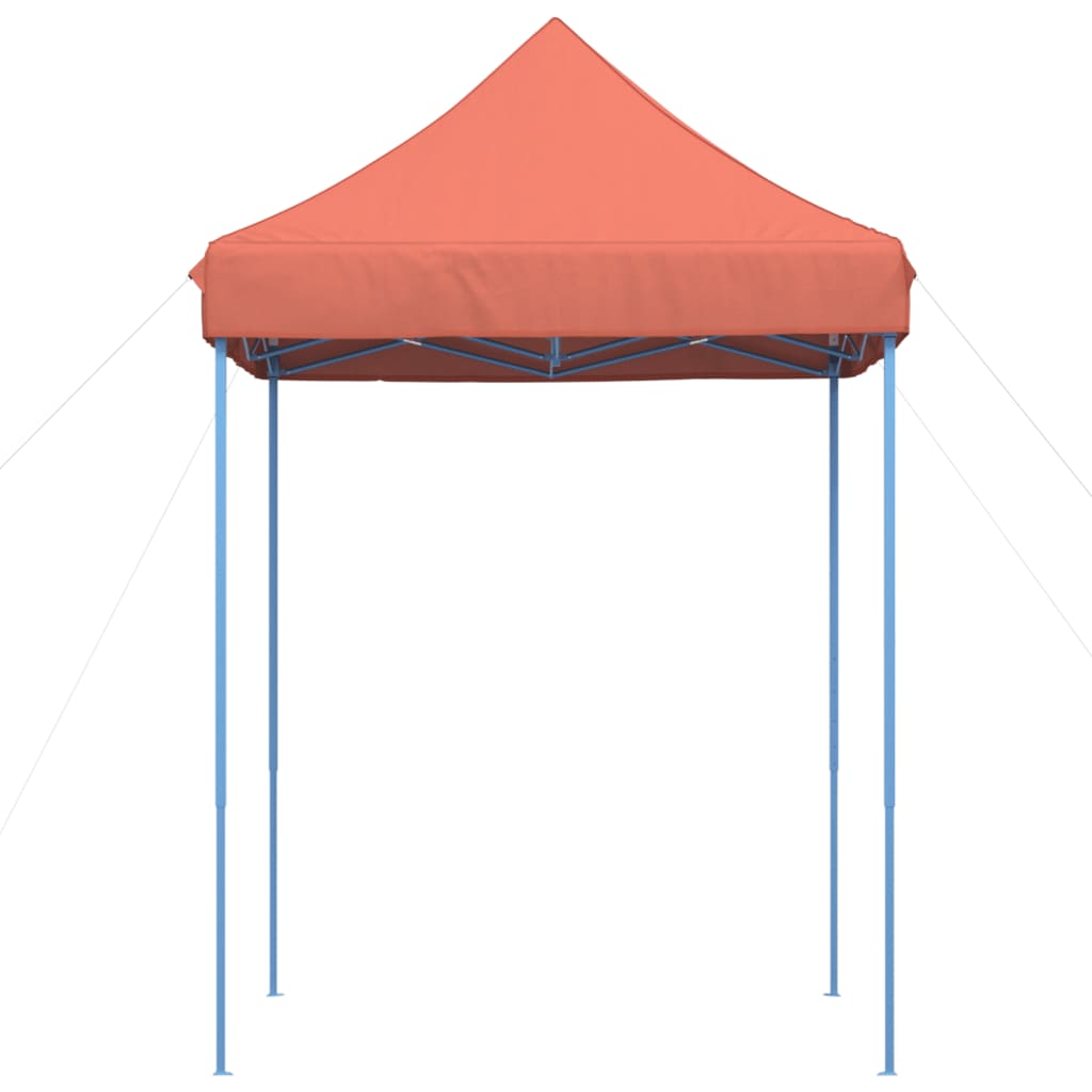 Skládací party stan pop-up terakota 200 x 200 x 306 cm