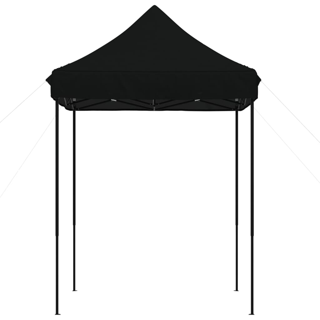 Skládací party stan pop-up černý 200 x 200 x 306 cm