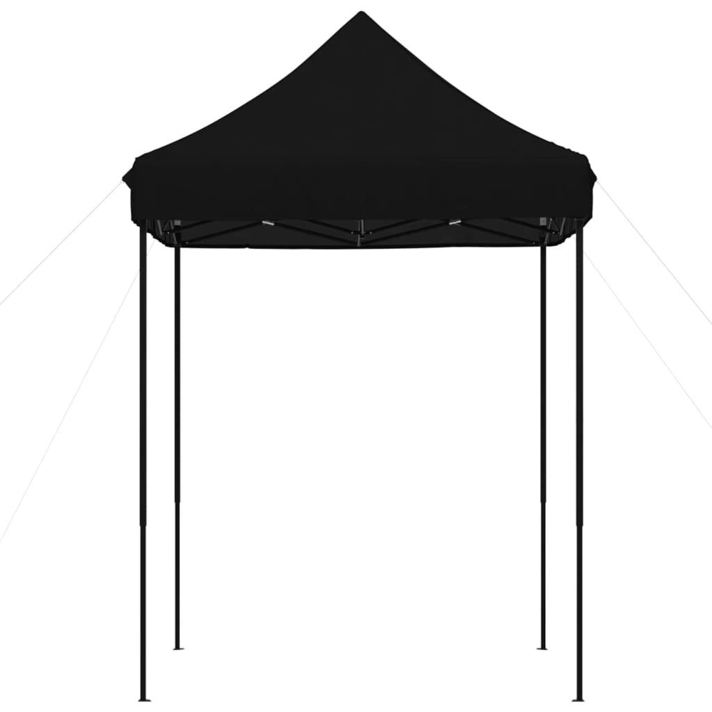 Skládací party stan pop-up černý 200 x 200 x 306 cm