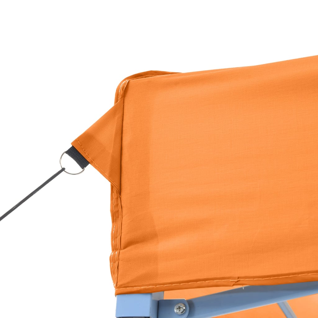 Skládací party stan pop-up oranžový 410 x 279 x 315 cm