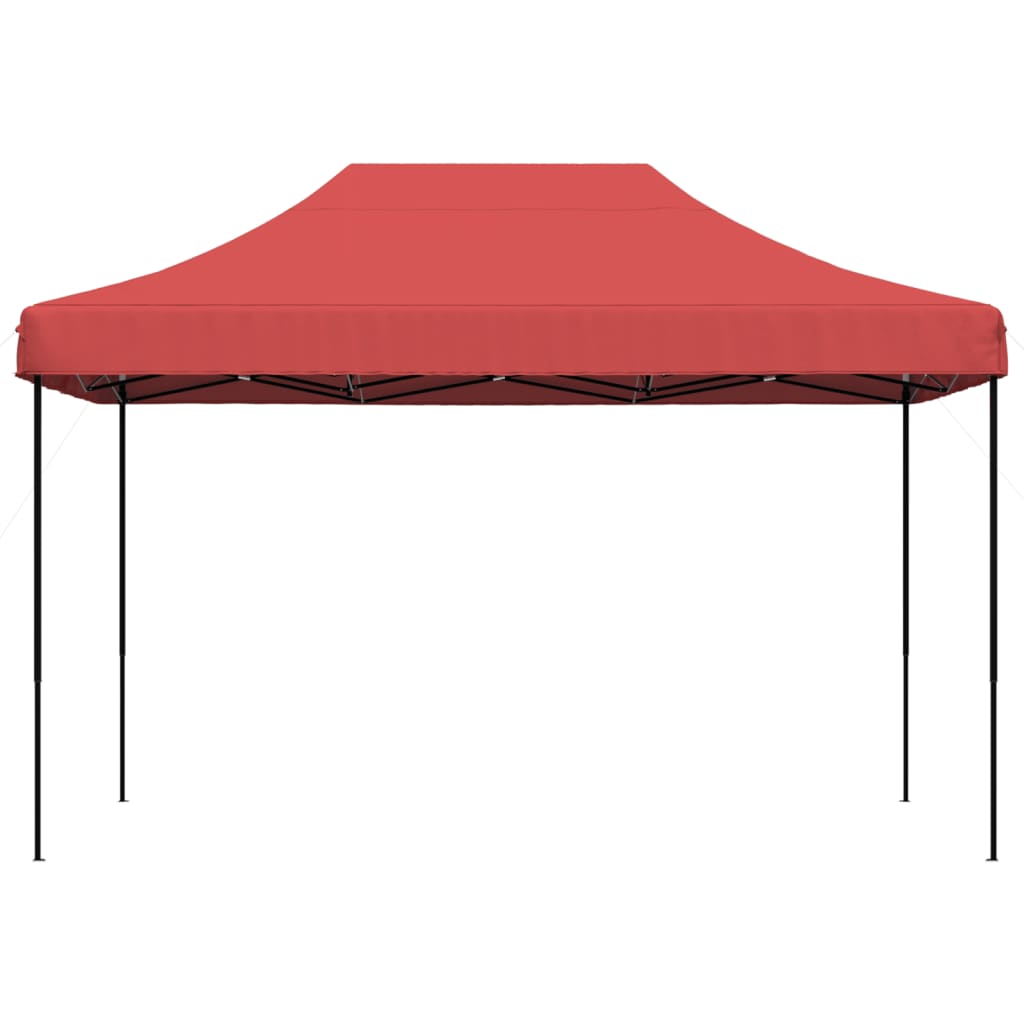 Skládací party stan pop-up vínový 410 x 279 x 315 cm