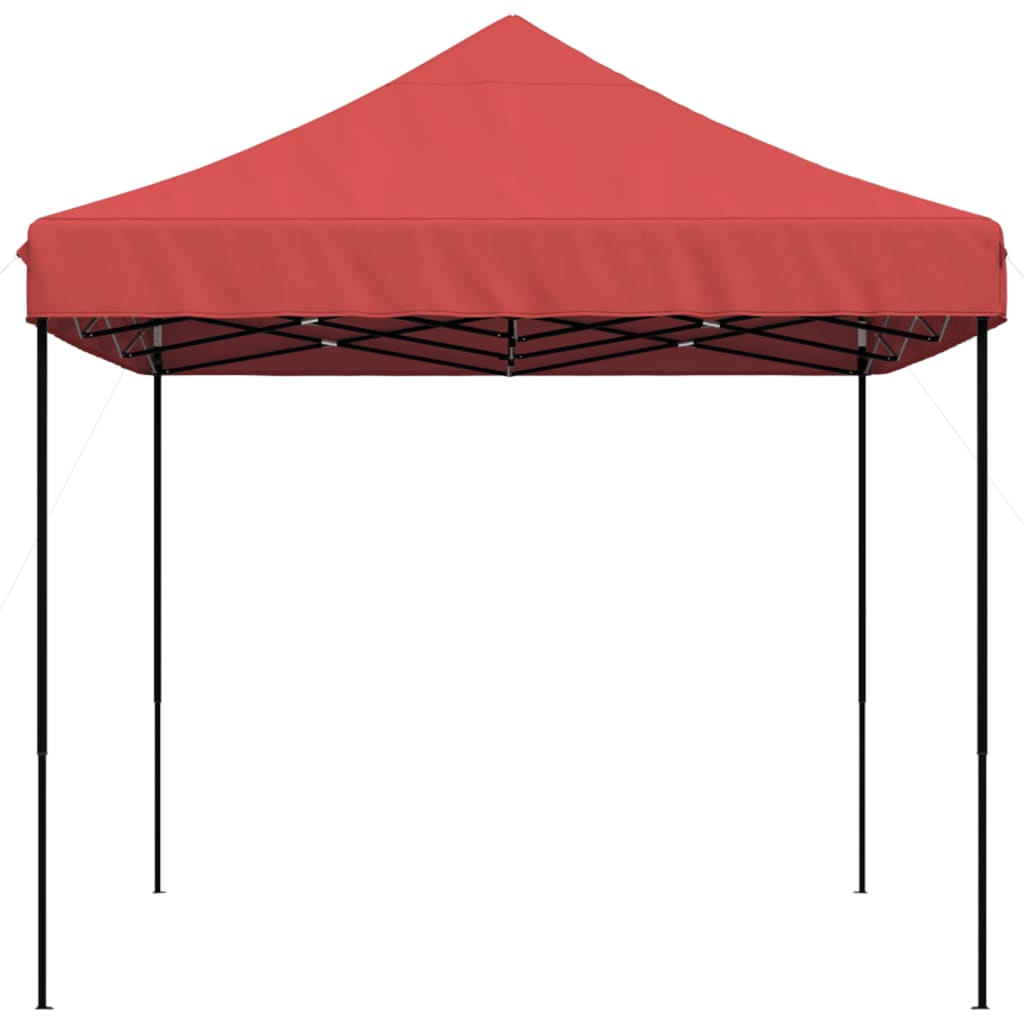 Skládací party stan pop-up vínový 410 x 279 x 315 cm
