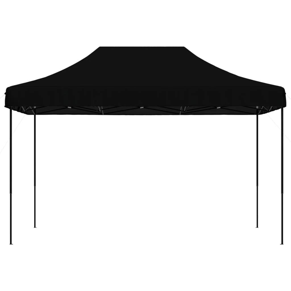 Skládací party stan pop-up černý 410 x 279 x 315 cm