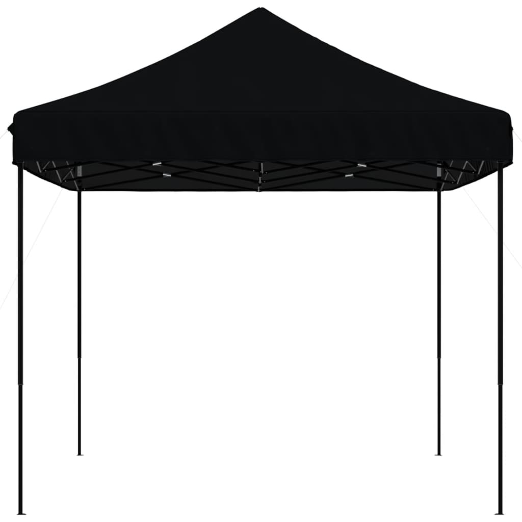 Skládací party stan pop-up černý 410 x 279 x 315 cm