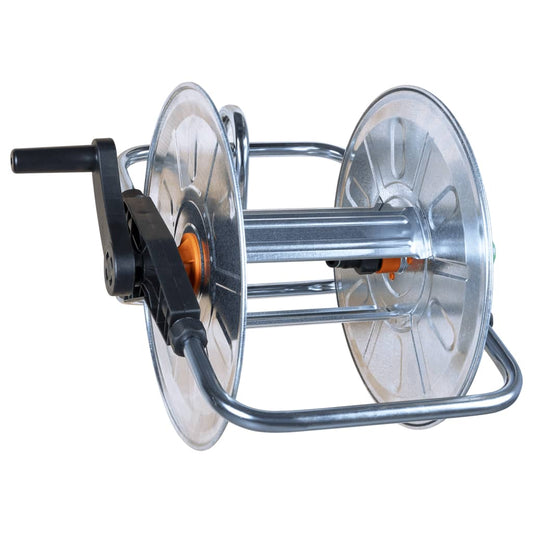 Nástěnný hadicový naviják pro 50 m 1/2" nebo 35 m 3/4" ocel
