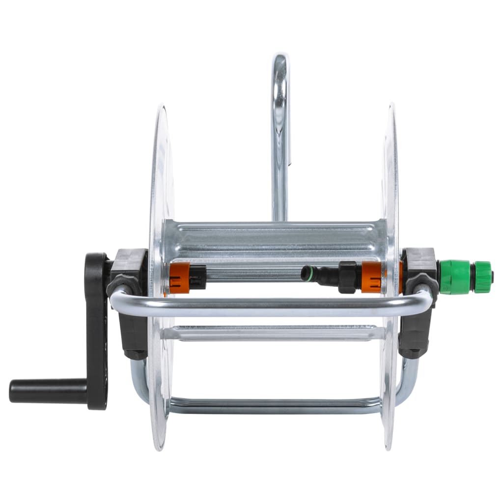Nástěnný hadicový naviják pro 50 m 1/2" nebo 35 m 3/4" ocel