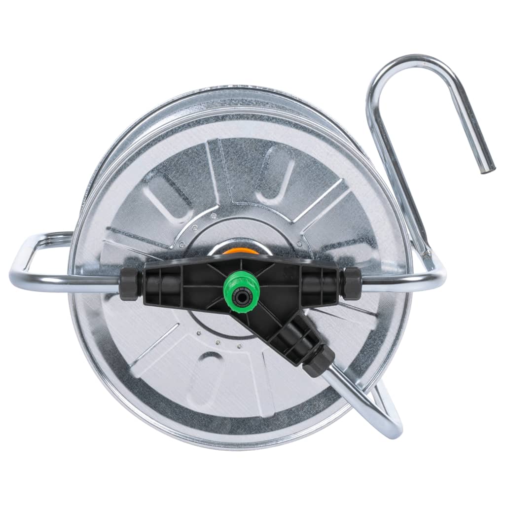 Nástěnný hadicový naviják pro 50 m 1/2" nebo 35 m 3/4" ocel