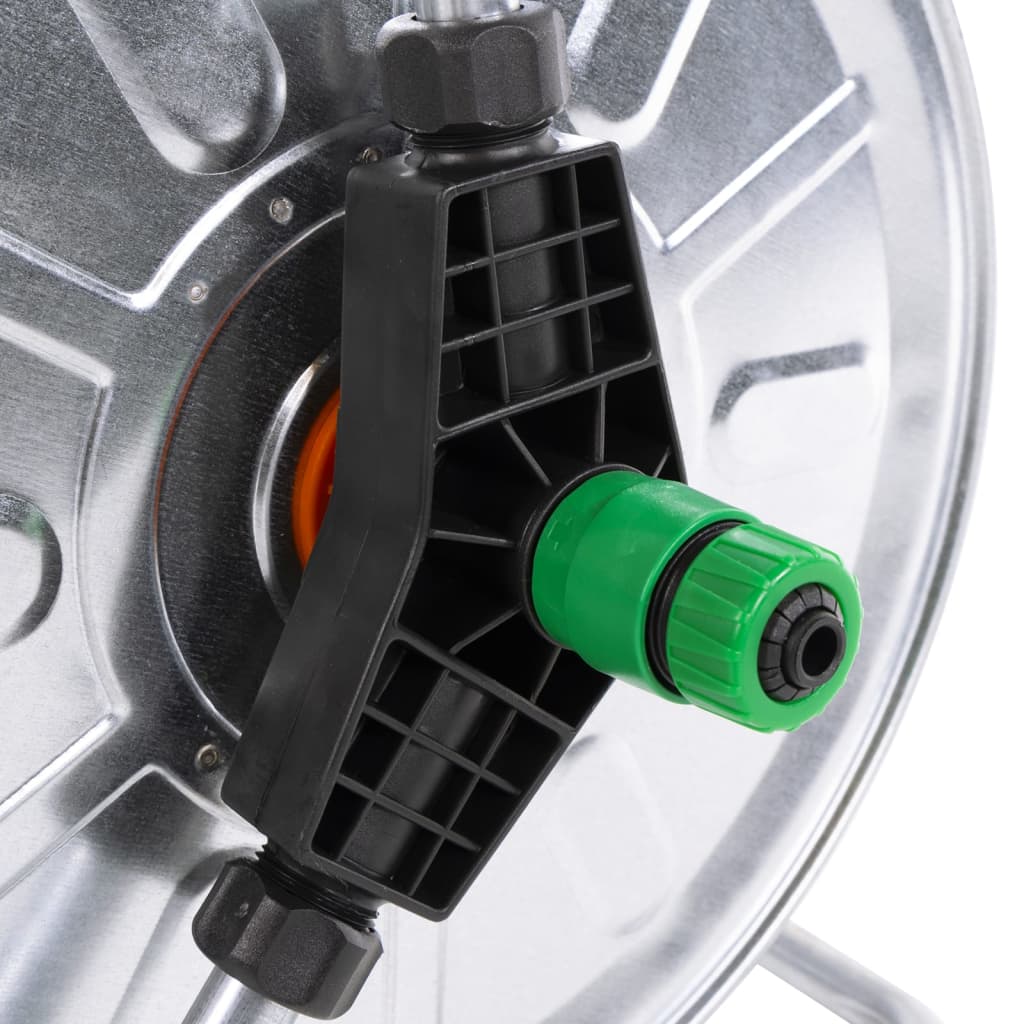 Nástěnný hadicový naviják pro 50 m 1/2" hadice ocel