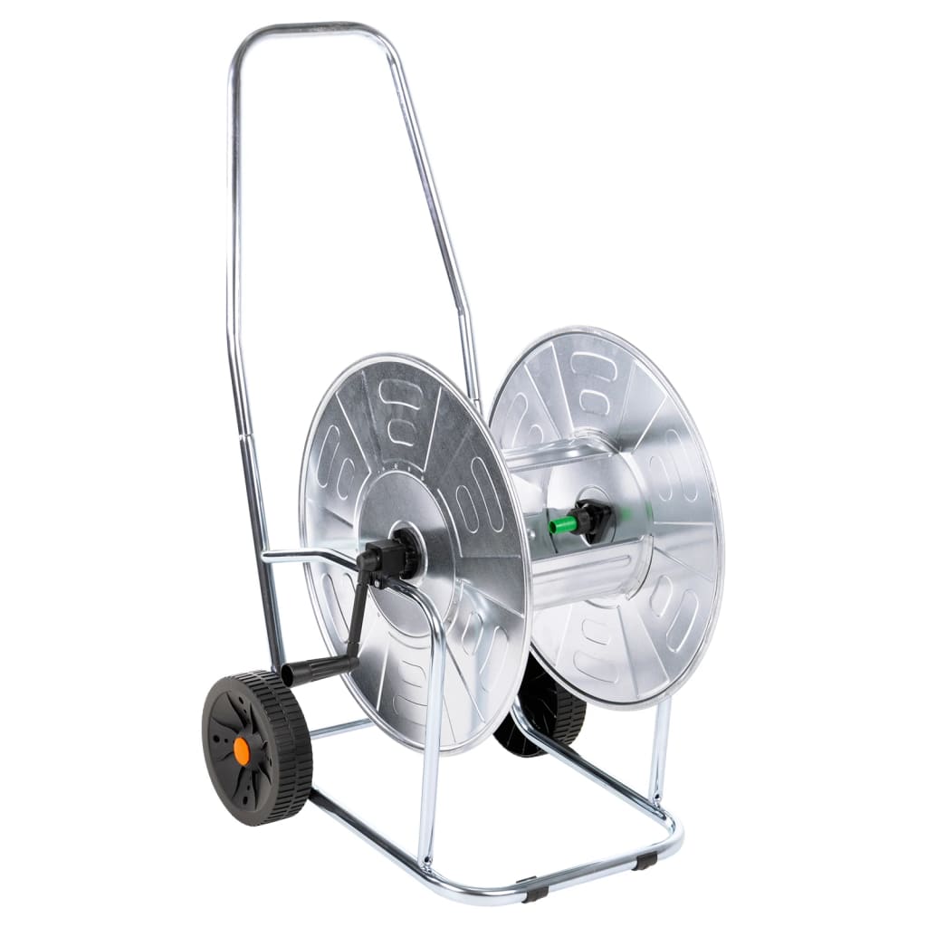 Vozík s hadicovým navijákem pro 80 m 3/4" hadice ocel