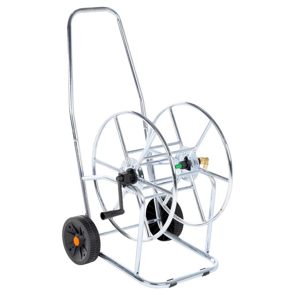 Vozík s hadicovým navijákem pro 80 m 3/4" hadice ocel
