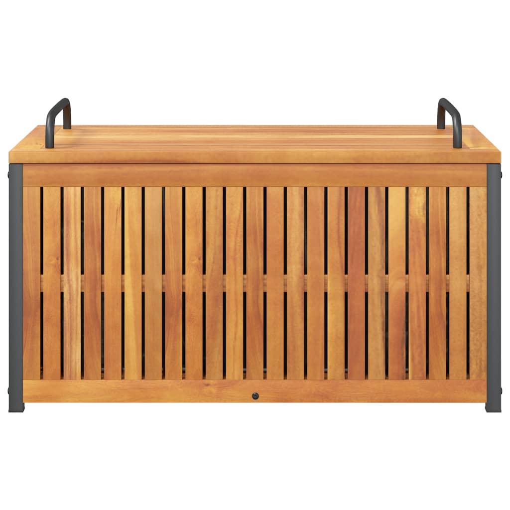 Zahradní box na podušky 85x45x45/53 cm masivní akácie a ocel