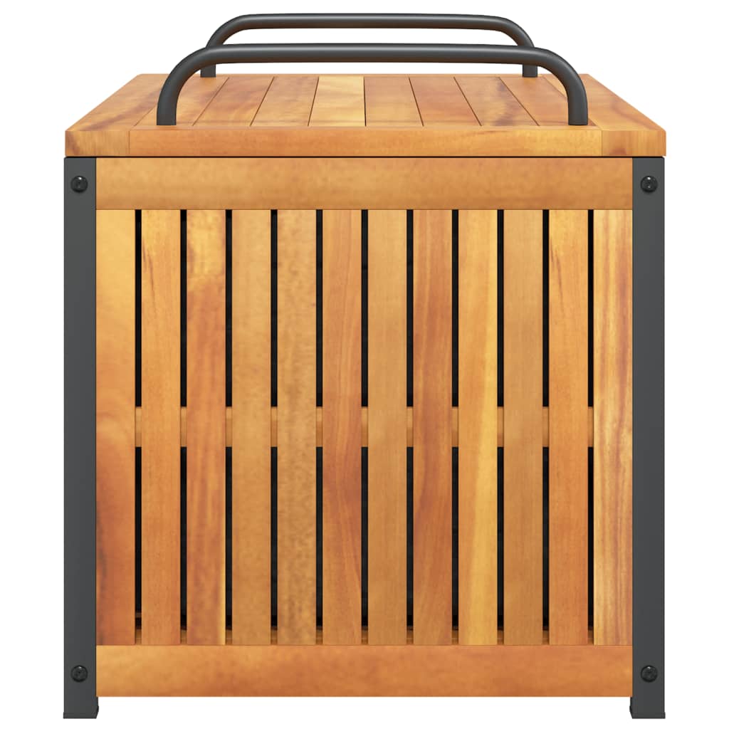 Zahradní box na podušky 85x45x45/53 cm masivní akácie a ocel