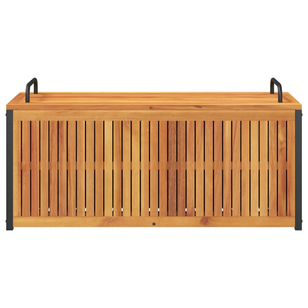 Zahradní box na podušky 110x45x42/53 cm masivní akácie a ocel