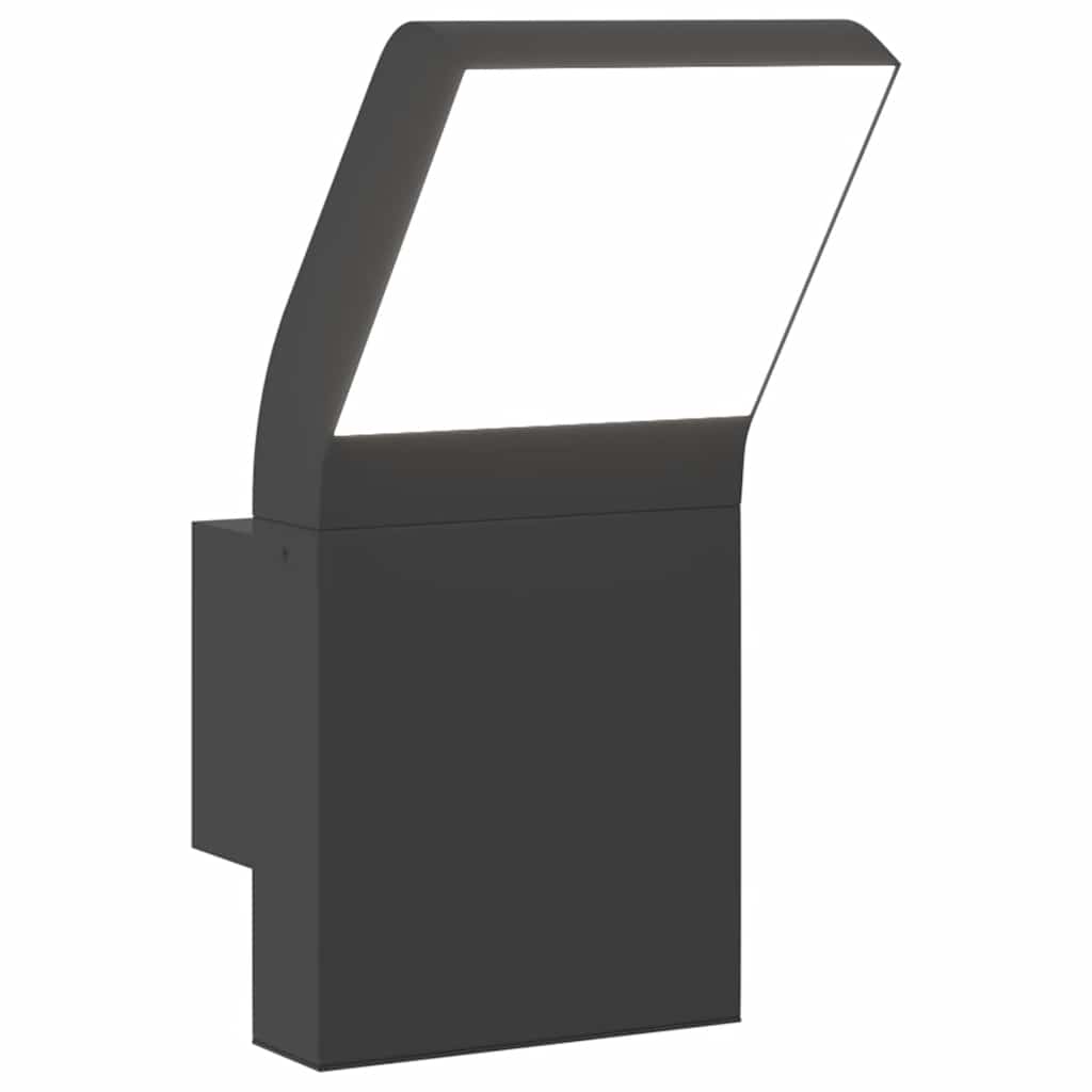 Venkovní nástěnné LED svítidlo černé litý hliník