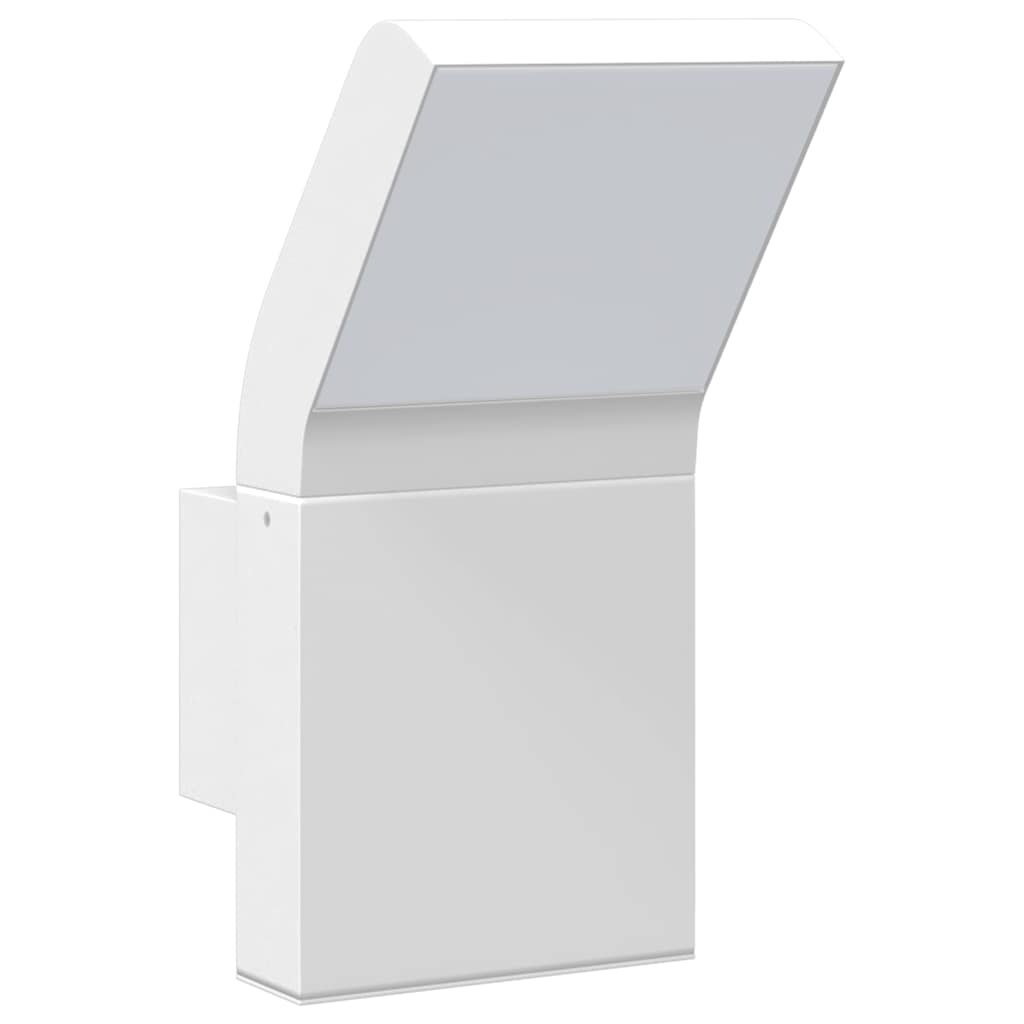 Venkovní nástěnné LED svítidlo bílé litý hliník