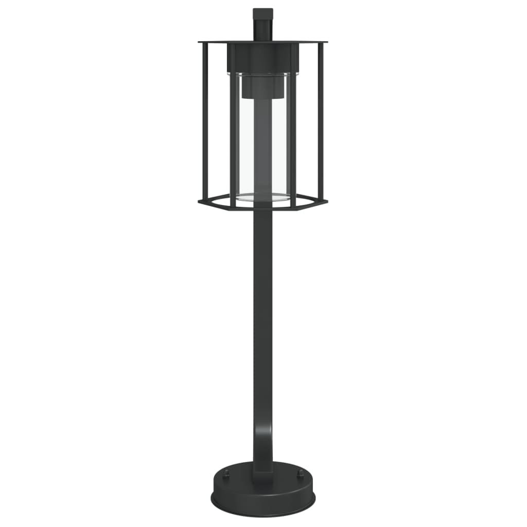 Venkovní stojací lampy 3 ks černé 60 cm nerezová ocel