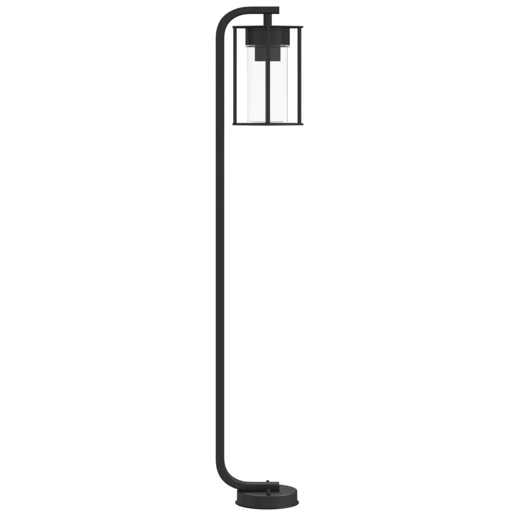 Venkovní stojací lampy 3 ks černé 100 cm nerezová ocel