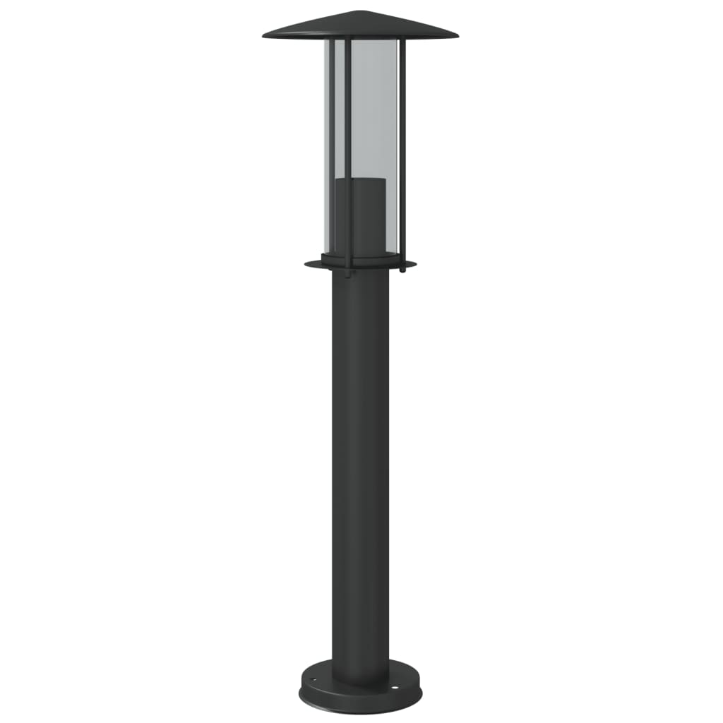 Venkovní stojací lampa černá 60 cm nerezová ocel