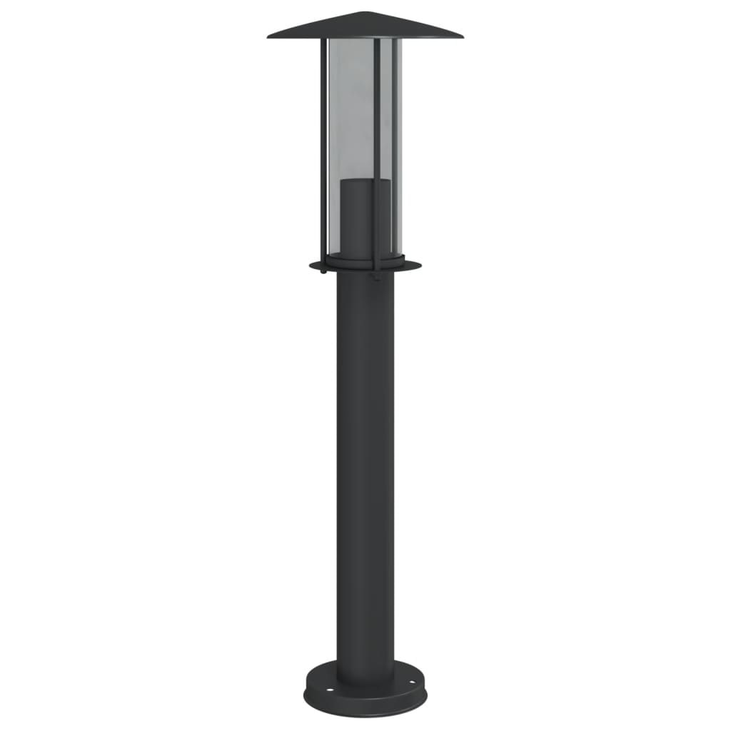 Venkovní stojací lampa černá 60 cm nerezová ocel