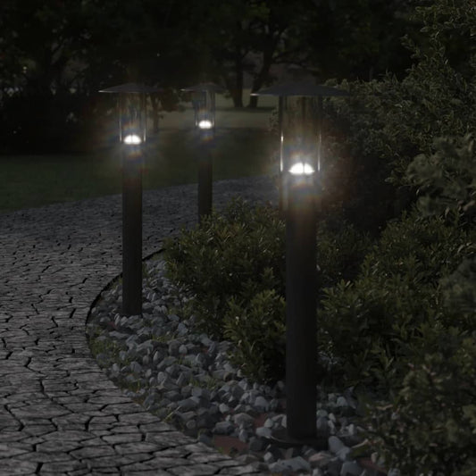 Venkovní stojací lampa černá 60 cm nerezová ocel