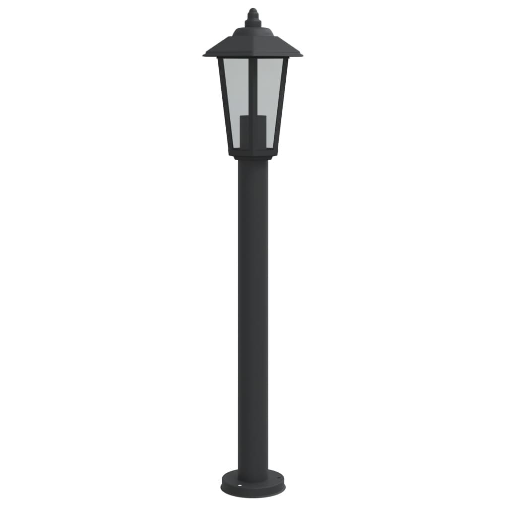 Venkovní stojací lampa černá 80 cm nerezová ocel