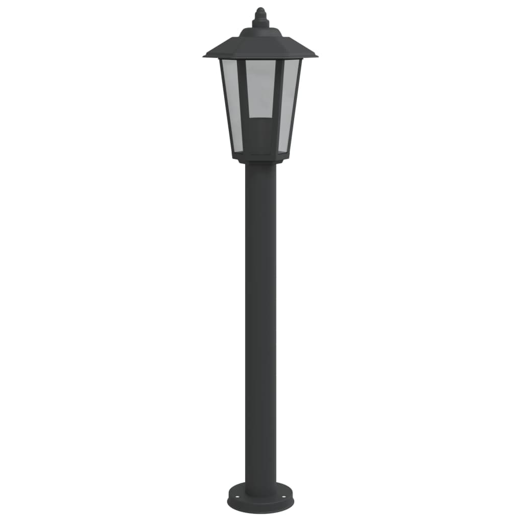 Venkovní stojací lampa černá 80 cm nerezová ocel