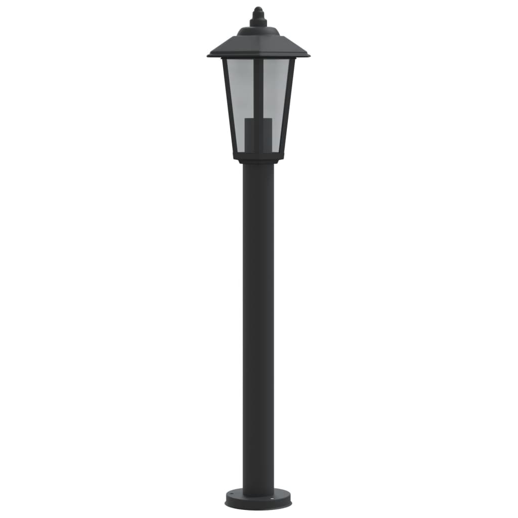 Venkovní stojací lampa černá 80 cm nerezová ocel