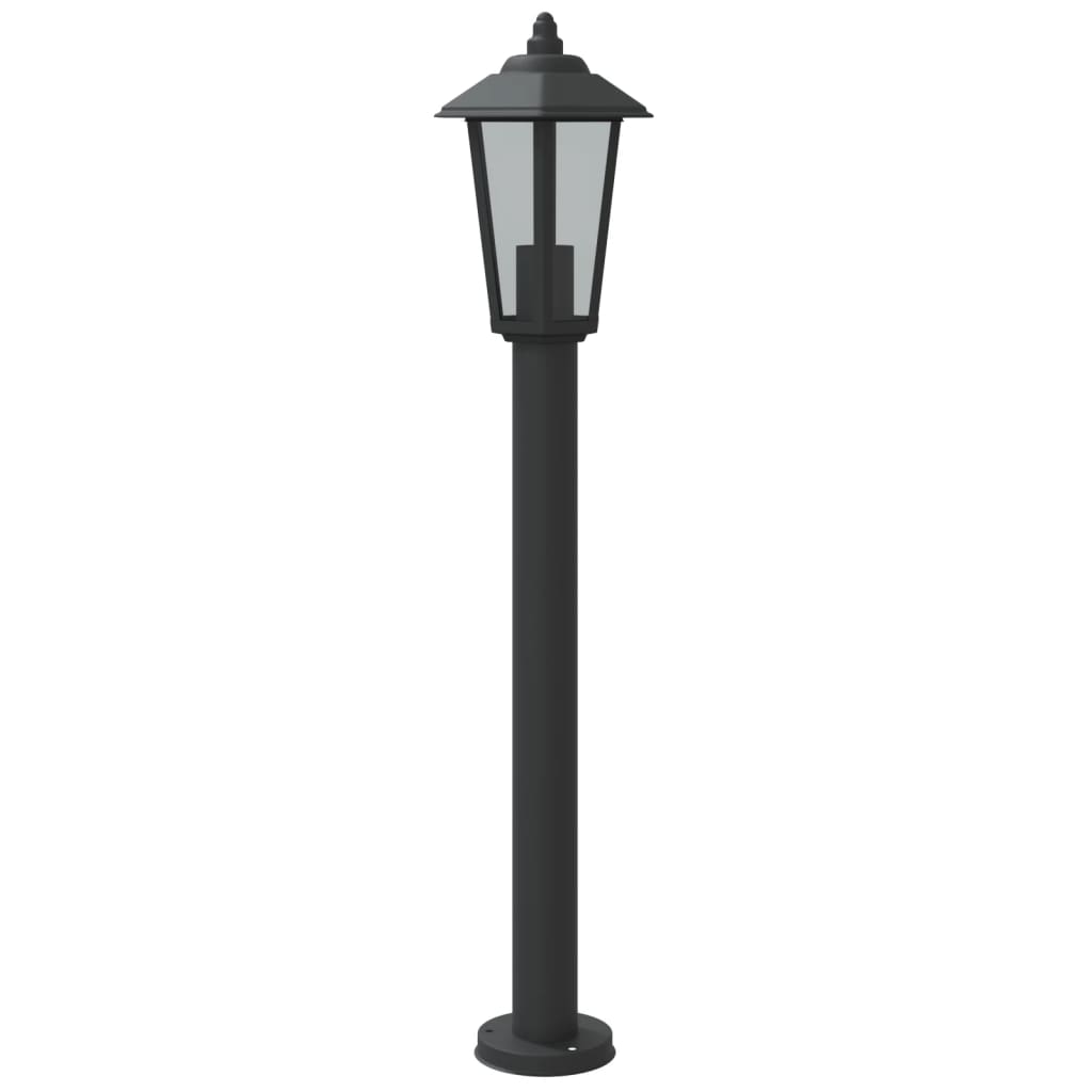 Venkovní stojací lampa černá 80 cm nerezová ocel