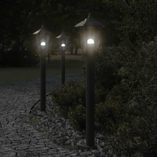 Venkovní stojací lampa černá 80 cm nerezová ocel
