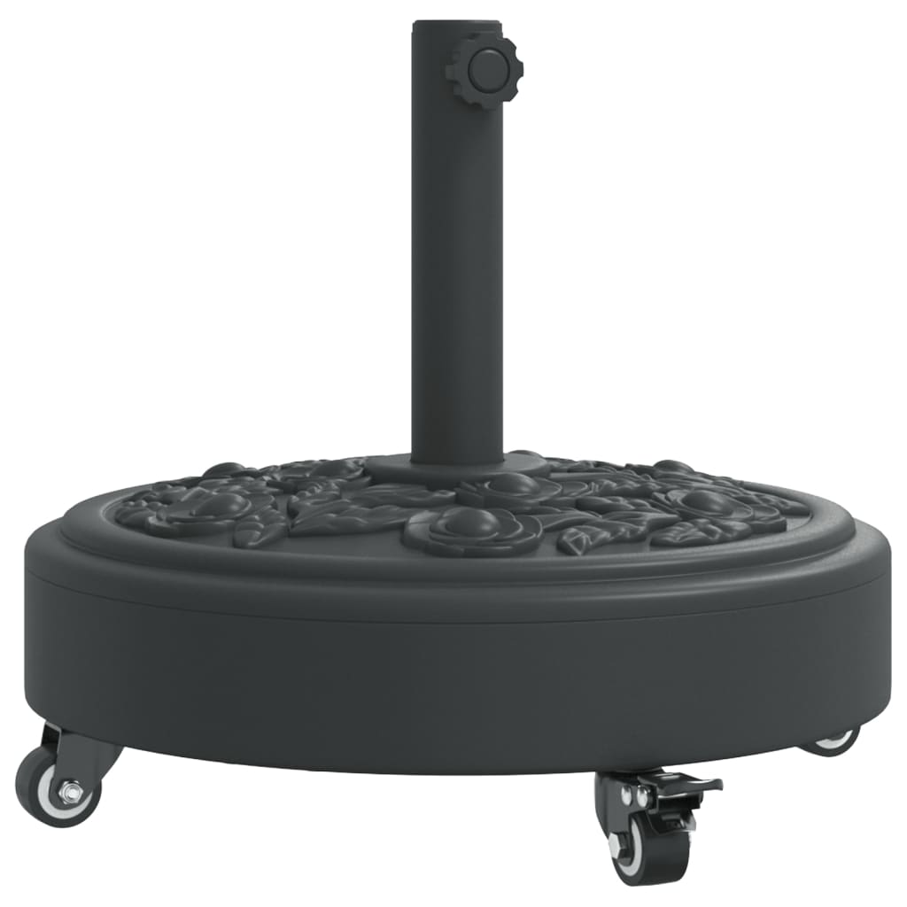 Stojan na slunečník s kolečky pro tyč Ø 38/48 mm 27 kg kruhový