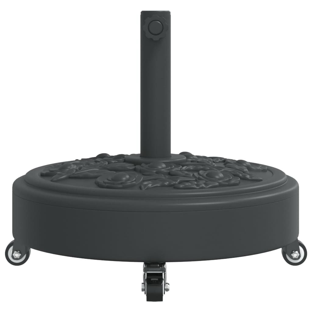 Stojan na slunečník s kolečky pro tyč Ø 38/48 mm 27 kg kruhový