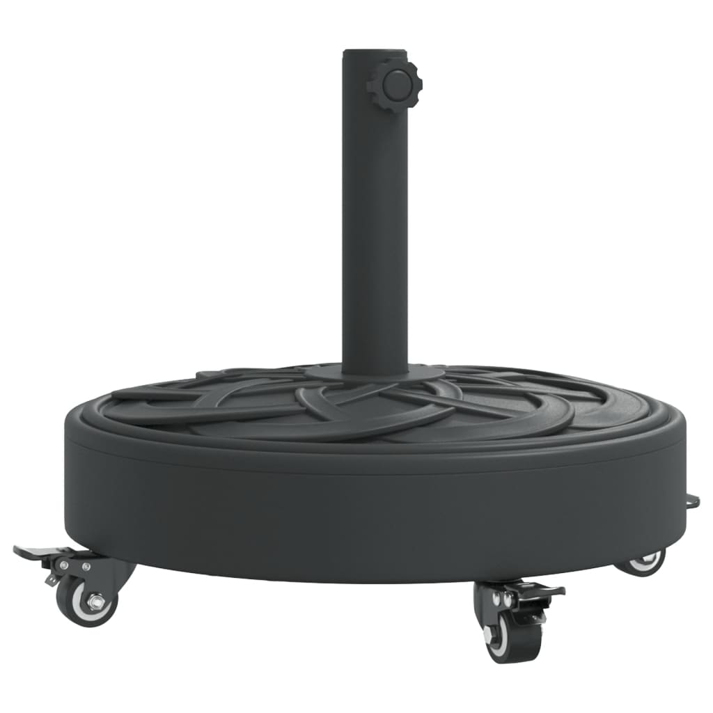 Stojan na slunečník s kolečky pro tyč Ø 38/48 mm 27 kg kruhový