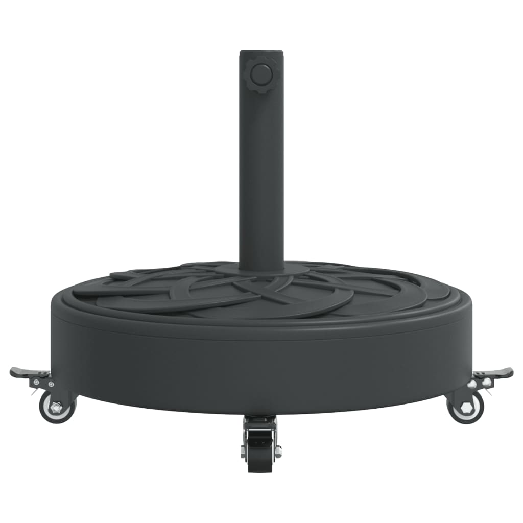 Stojan na slunečník s kolečky pro tyč Ø 38/48 mm 27 kg kruhový