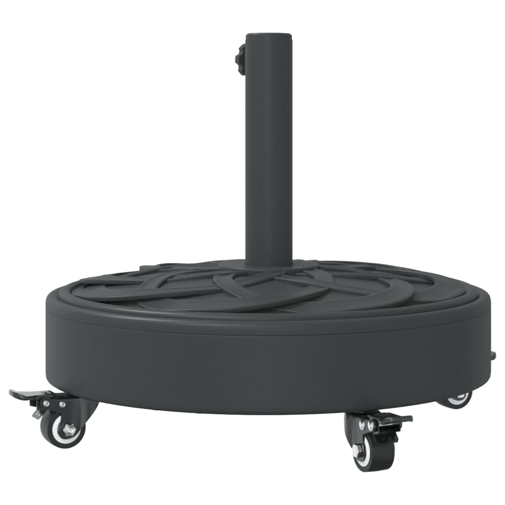 Stojan na slunečník s kolečky pro tyč Ø 38/48 mm 27 kg kruhový