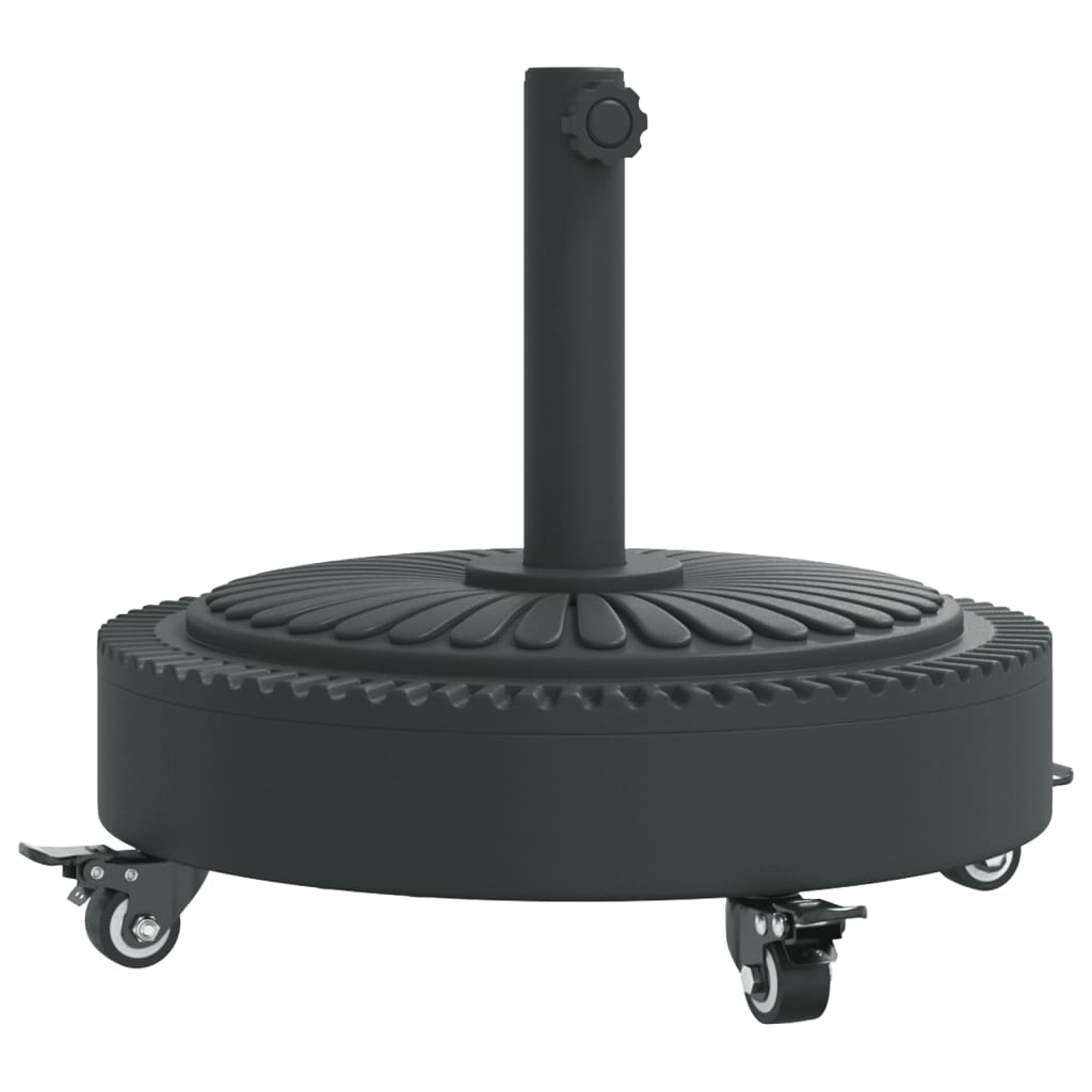 Stojan na slunečník s kolečky pro tyč Ø 38/48 mm 27 kg kruhový