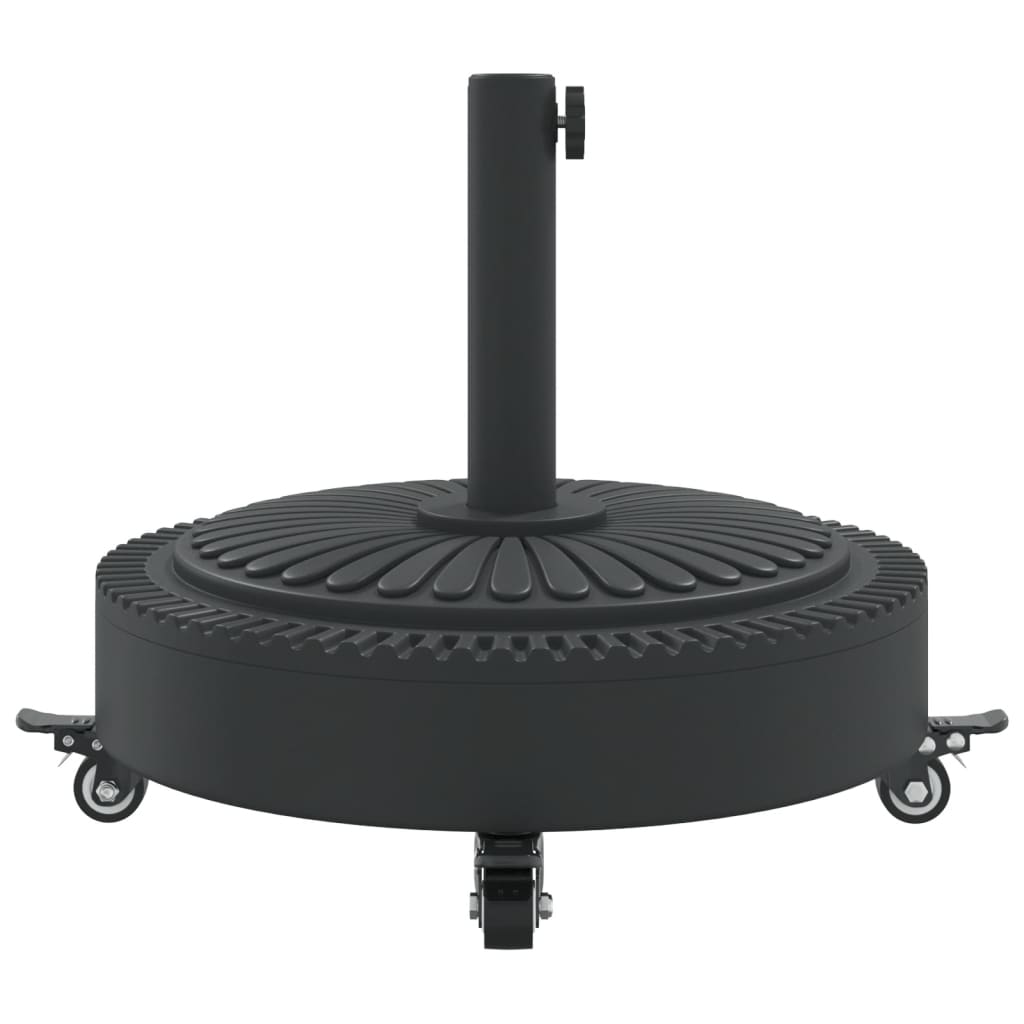 Stojan na slunečník s kolečky pro tyč Ø 38/48 mm 27 kg kruhový
