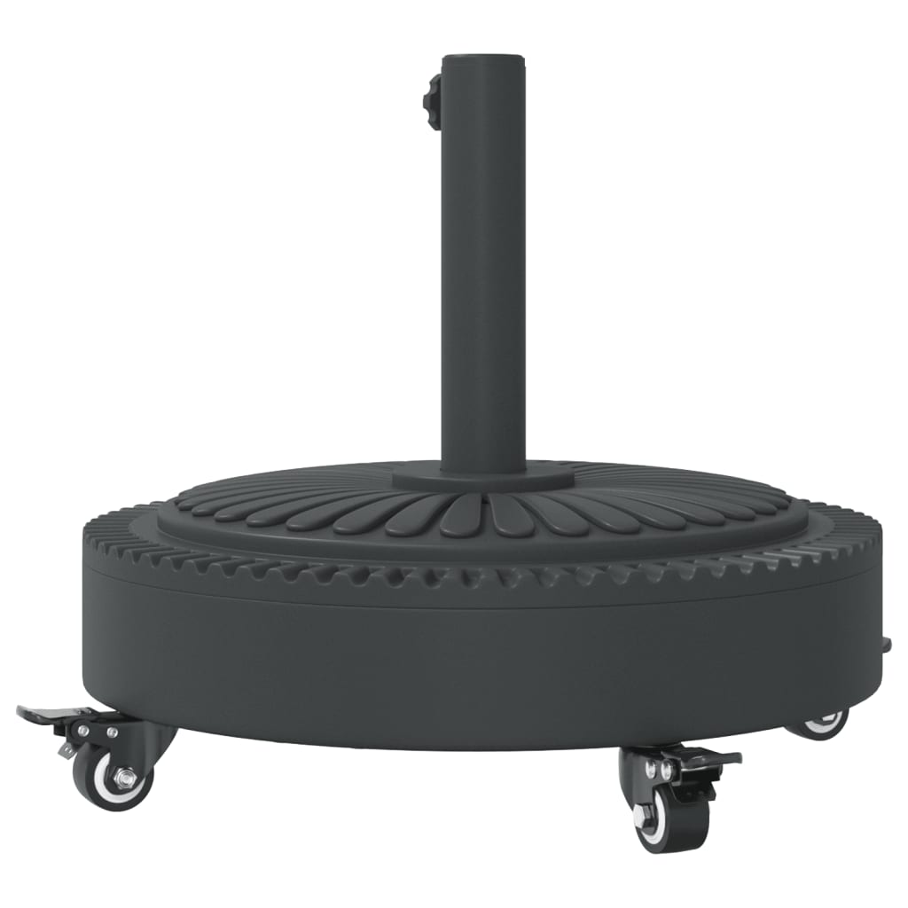 Stojan na slunečník s kolečky pro tyč Ø 38/48 mm 27 kg kruhový