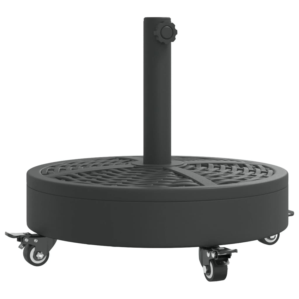 Stojan na slunečník s kolečky pro tyč Ø 38/48 mm 27 kg kruhový