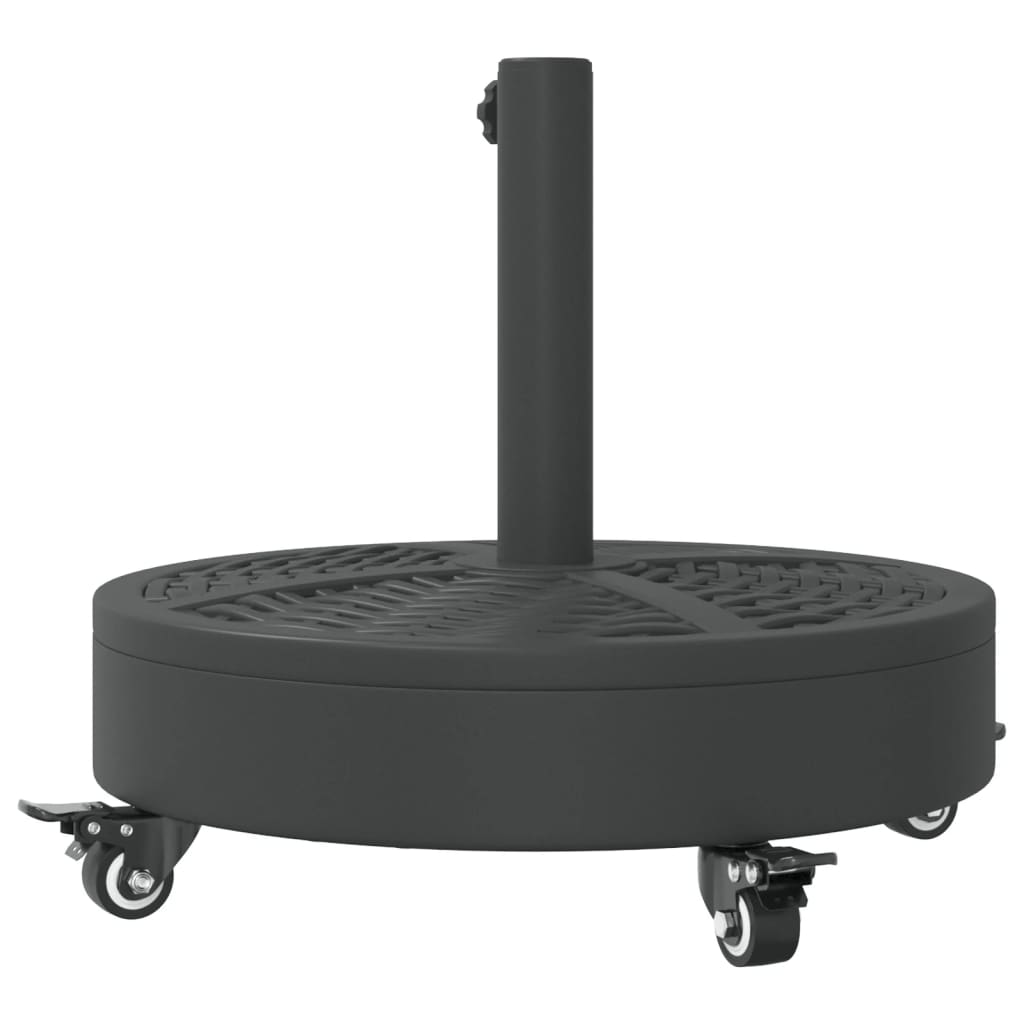 Stojan na slunečník s kolečky pro tyč Ø 38/48 mm 27 kg kruhový